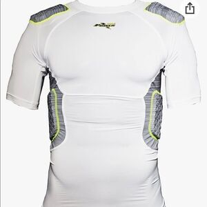 Riddell Power Adult Five Piece Integrated Shirt Sz Large Football 🏈 NWT
